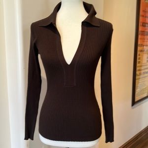 Very soft fitted silk nylon Joseph sweater